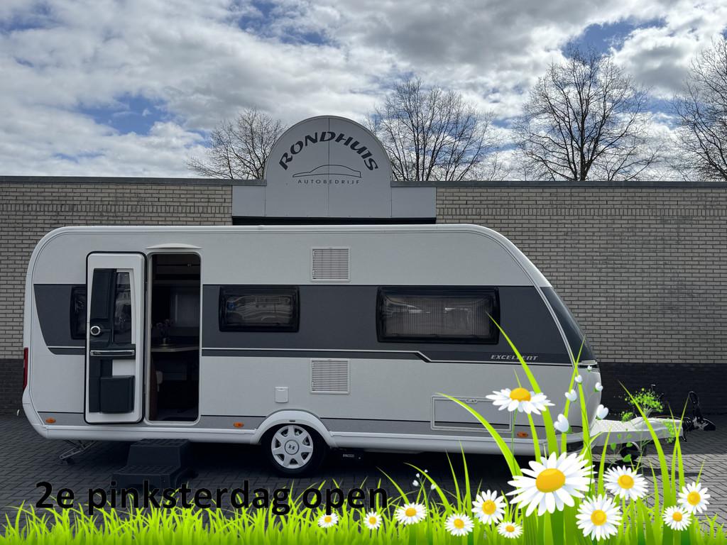 Hobby Excellent 495 UL met enkele bedden *Mover/ATC/1e eigen, Caravans en Kamperen, Caravans, Vast bed, Rondzit, Hobby, 7 tot 8 meter