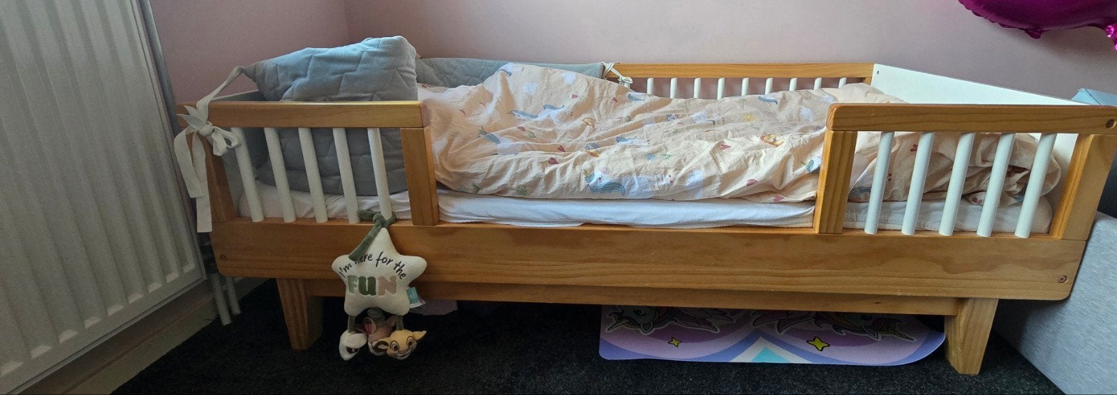Kinderbed Cerise van Petite Amélie, 140x70 cm., Ophalen, 140 tot 160 cm, 70 tot 85 cm, Matras