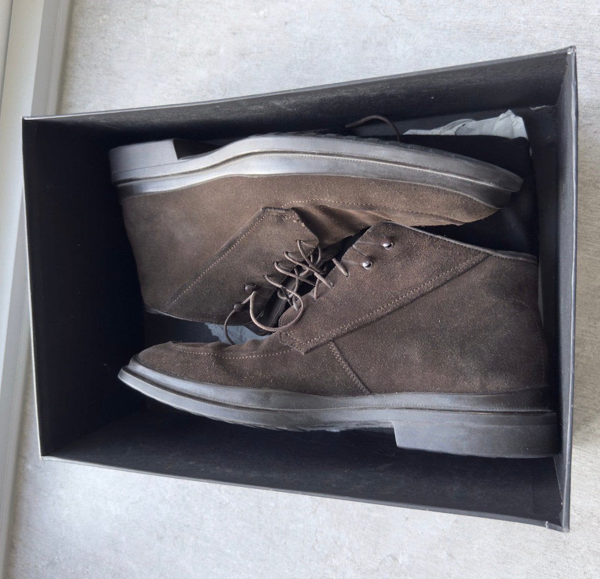 Luxe Bruin Suède Veterboots / Desert Boots (Nieuwprijs €194), Bruin, Verzenden, Boots, Nieuw