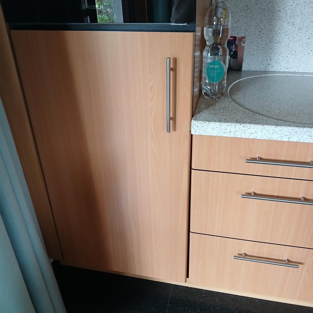 Goed uitziende handgemaakte keuken, Ophalen, Gebruikt, Overige materialen, Bruin