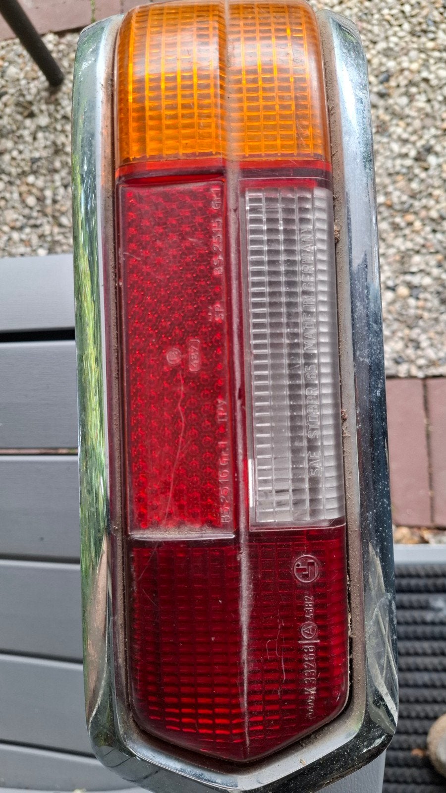Achterlicht rechts Mercedes 108 W108 Oldtimer, Auto-onderdelen, Verlichting, Ophalen of Verzenden