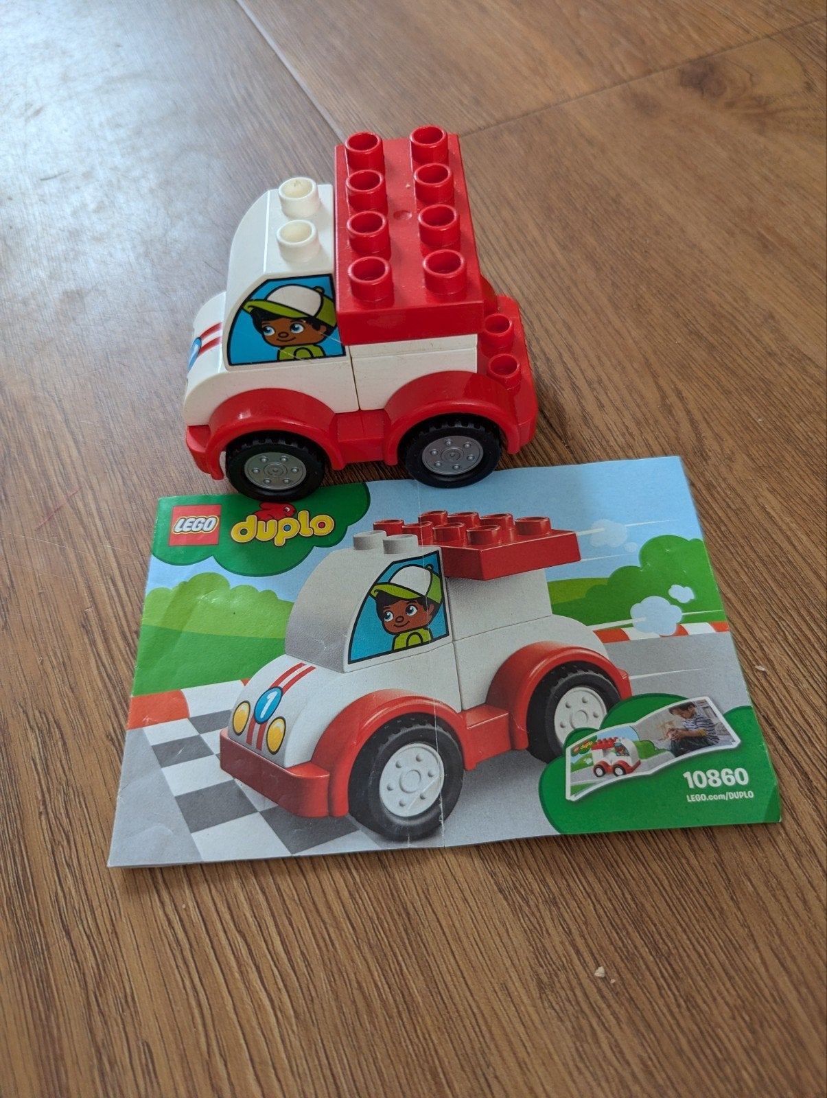 Duplo mijn eerste race auto 10860, Ophalen, Gebruikt, Duplo