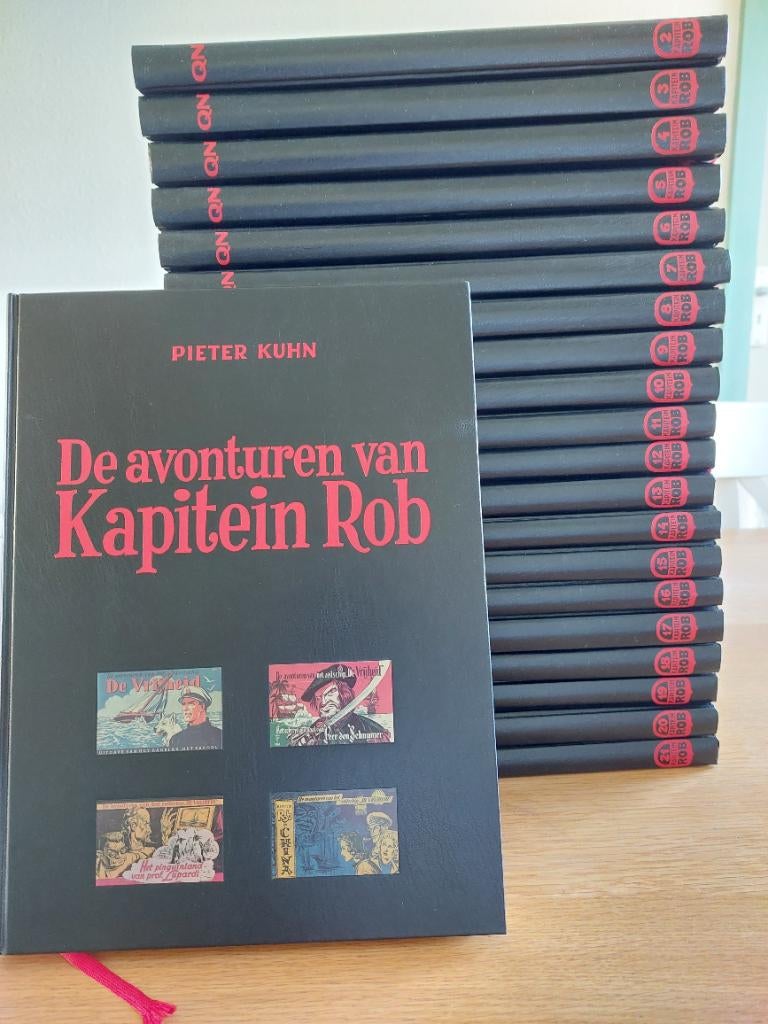 Kapitein Rob. Prachtige complete serie (21 delen, hardcover), Boeken, Pieter Kühn, Complete serie of reeks, Ophalen of Verzenden