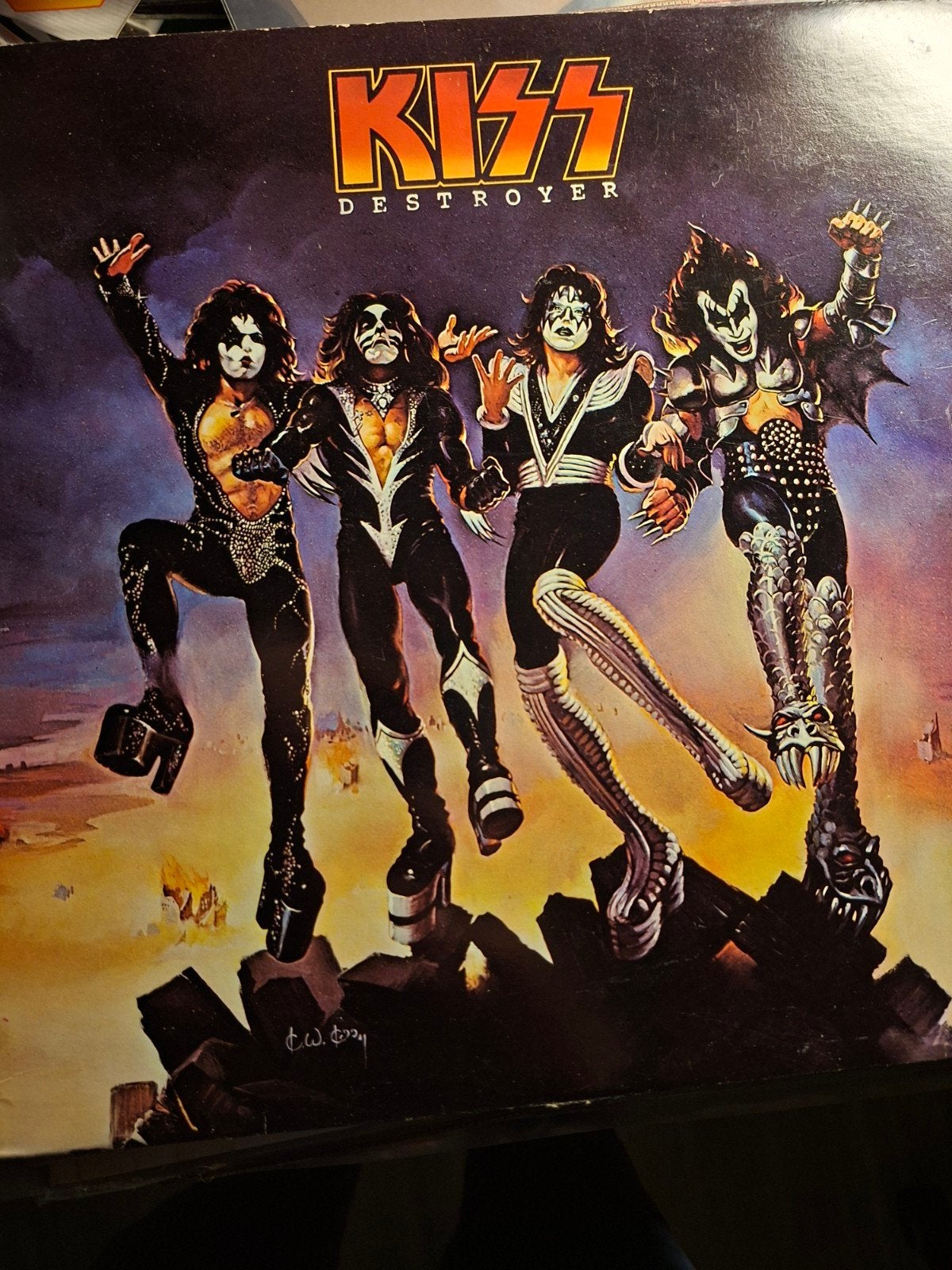KISS - Destroyer LP (1976) - Classic Rock Vinyl, LP, Gebruikt, Hard Rock, Originele persing
