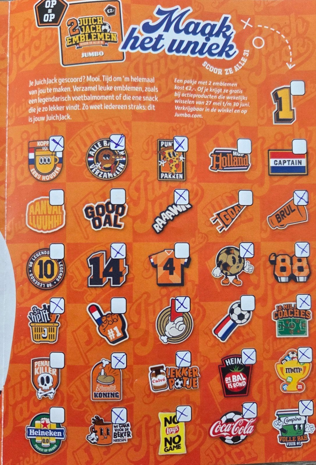 Jumbo emblemen juichjack, Ophalen of Verzenden, Plaatje