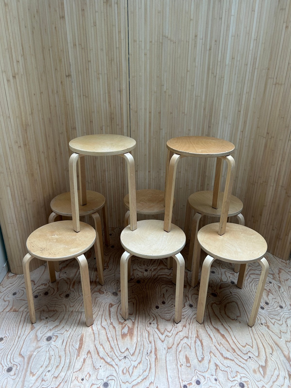 Vintage ikea Frosta Krukjes 1999, Huis en Inrichting, Krukjes, Ophalen, Zo goed als nieuw, Hout