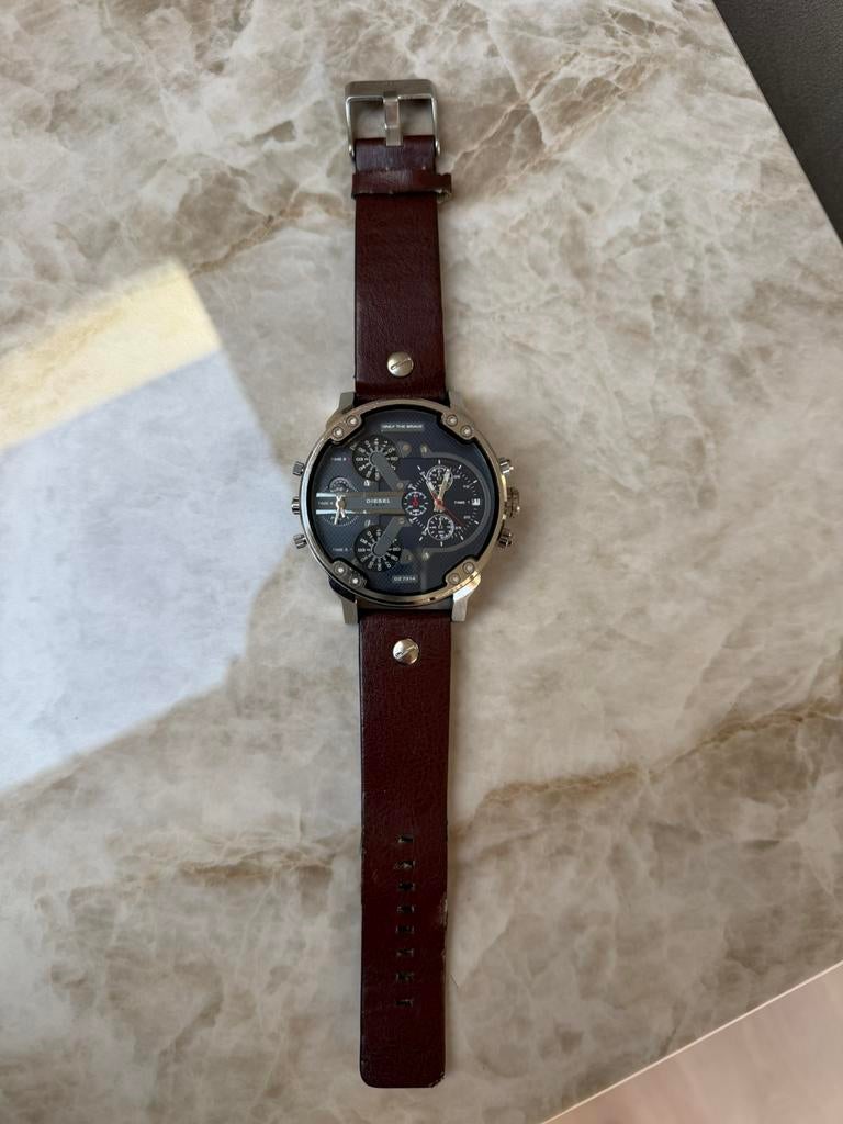 Diesel horloge, Overige merken, Polshorloge, Ophalen of Verzenden, Leer
