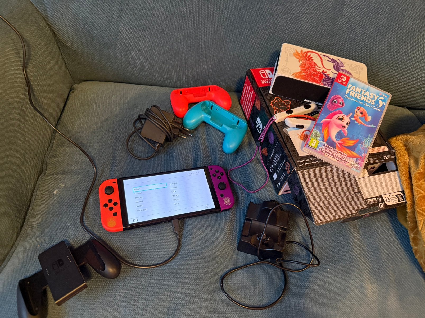 Nintendo Switch OLED - Pokémon Scarlet and Violet versie