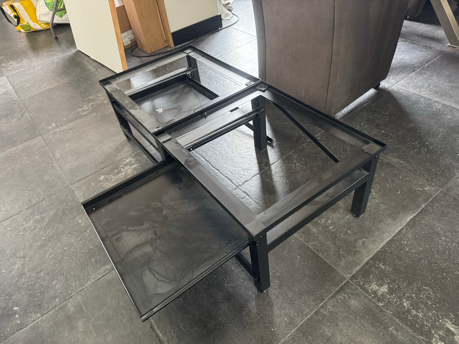 Wasmachine en droger verhoger met uitschuiflade, Ophalen of Verzenden, Gebruikt, 1200 tot 1600 toeren, Minder dan 85 cm