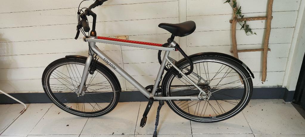Unieke Union Lite beltdrive Herenfiets, Versnellingen, Zo goed als nieuw, 65 cm of meer, Ophalen