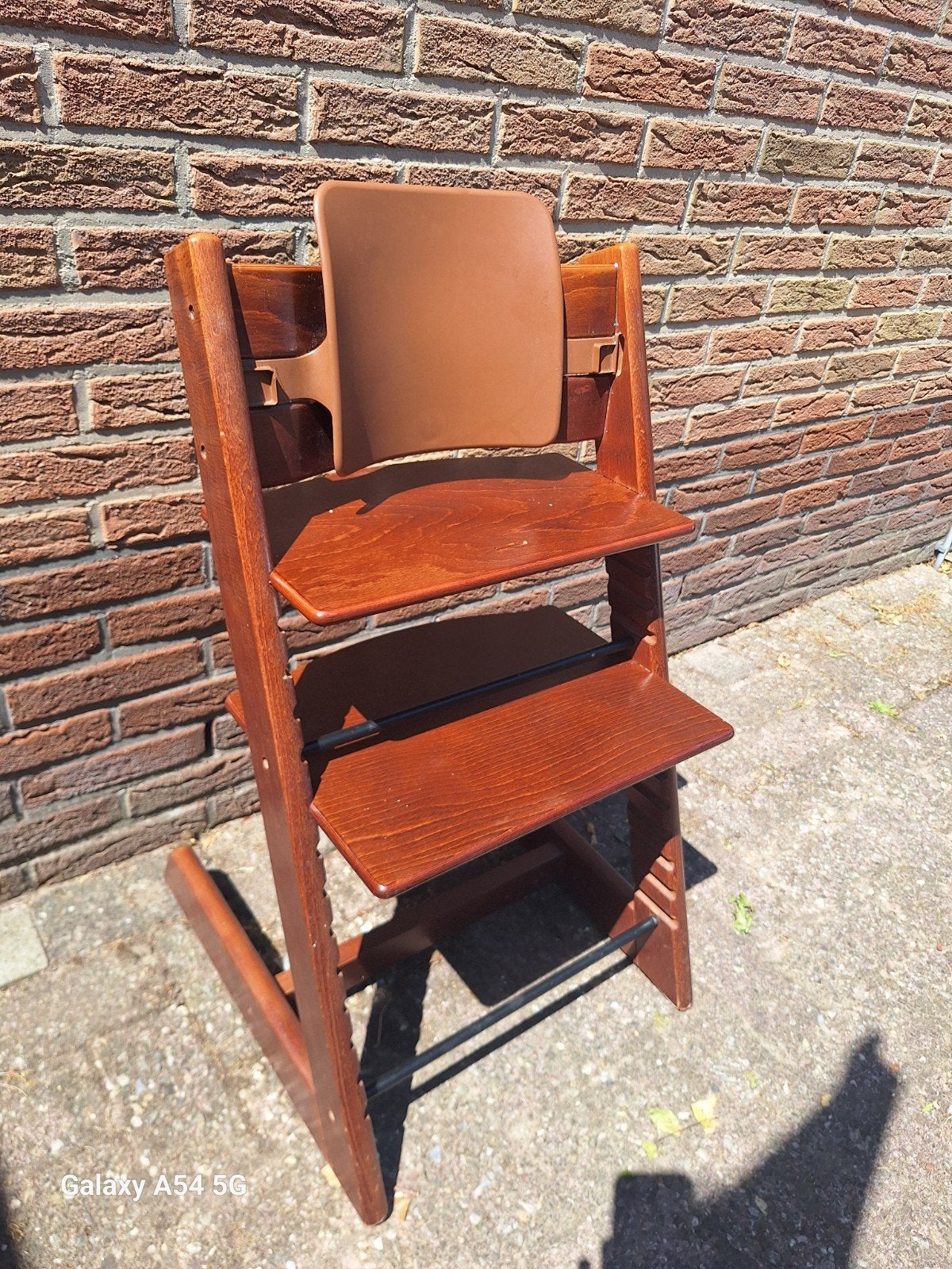 Stokke kinderstoel oud model - Meegroeistoel, Kinderen en Baby's, Kinderstoelen, Gebruikt, Meegroeistoel, Aanschuifbaar, Ophalen