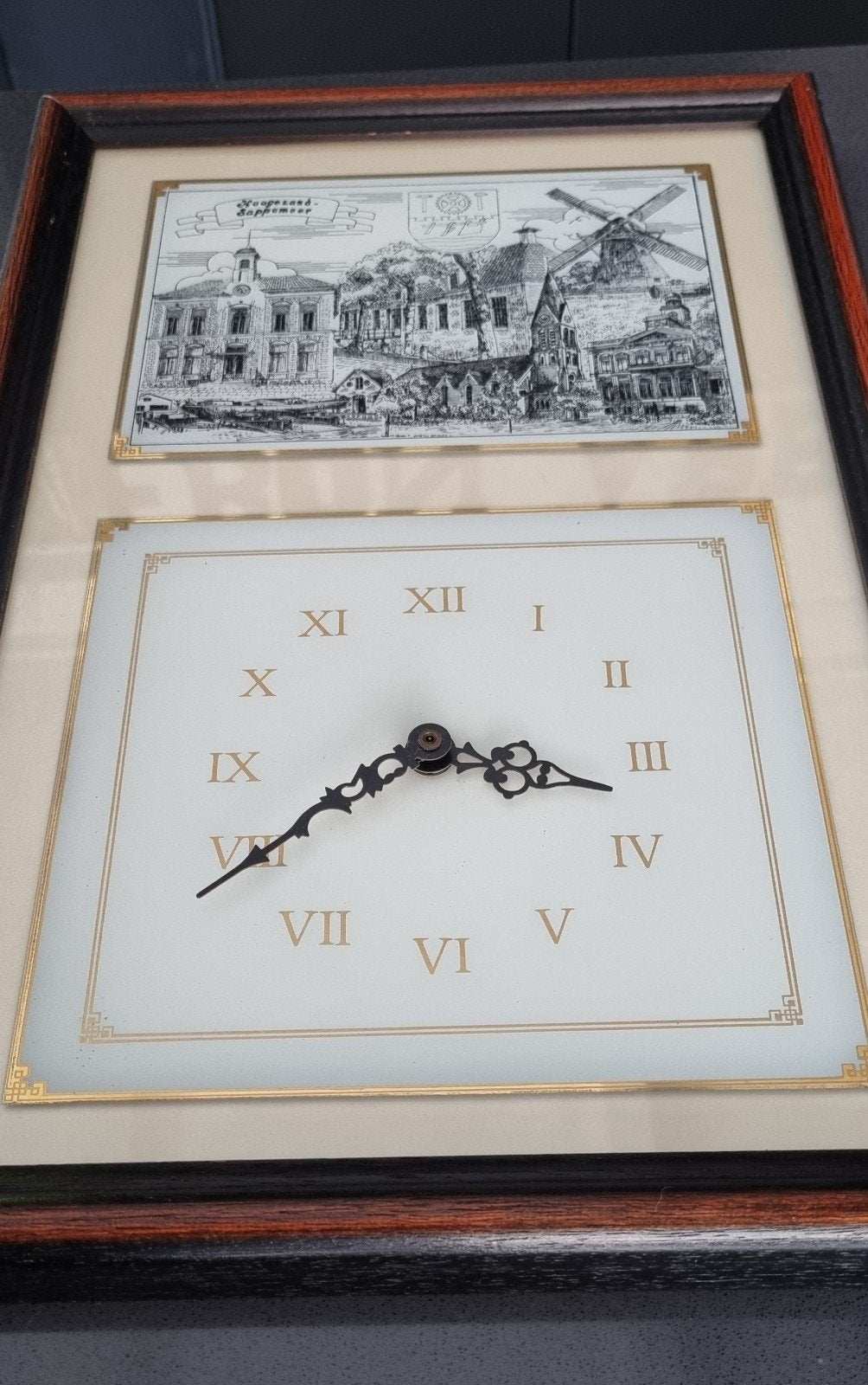 Vintage wandklok, Ophalen, Wandklok