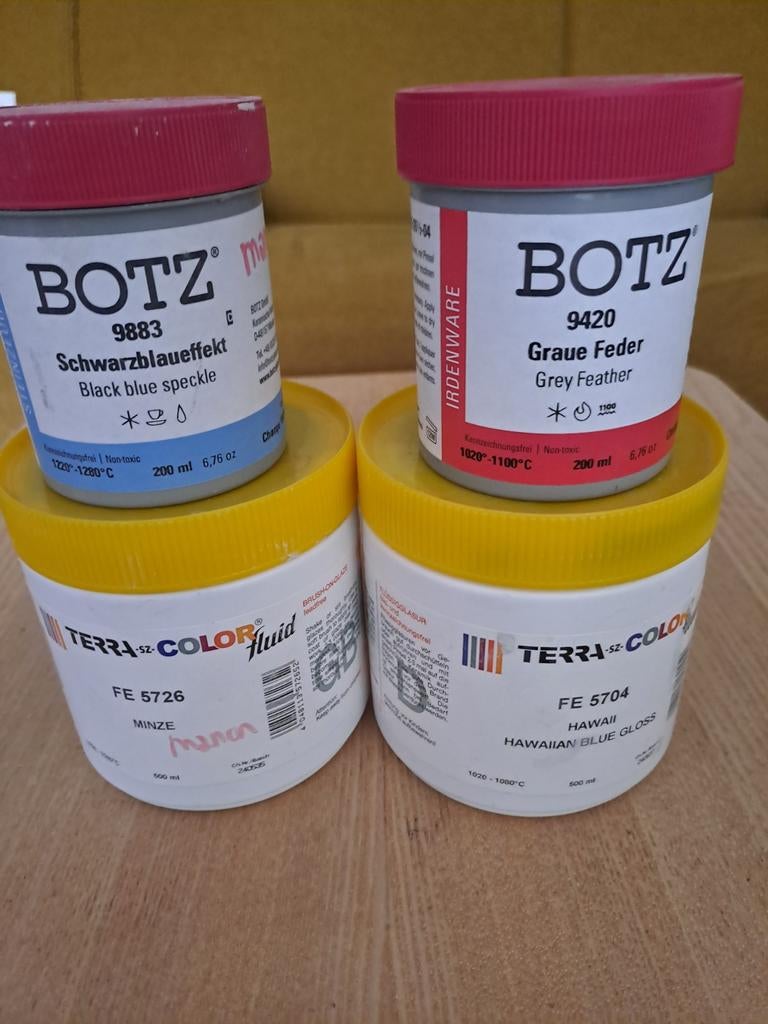 Botz en Terra color glazuur teab, Ophalen of Verzenden