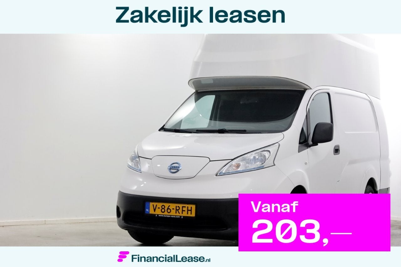 Nissan e-NV200 L2H2 XL Voltia 40 kWh 100% Elektrisch Snellad, Dealer onderhouden, Gebruikt, Wit, 2 stoelen