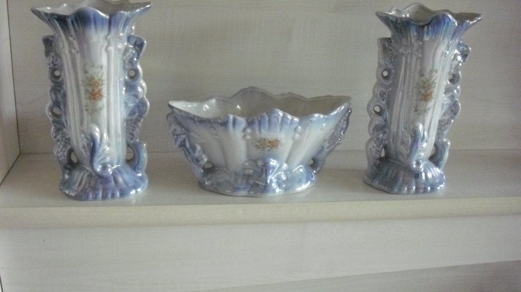 Blue Chinees- porselein-Kaststel, Antiek en Kunst, Ophalen of Verzenden
