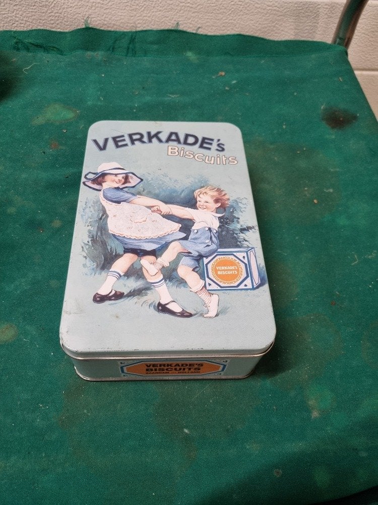 verkade's biscuits blik, Ophalen of Verzenden