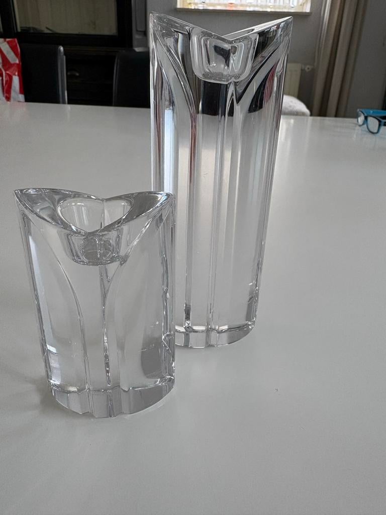 Lisa Mori Kristallen Kandelaars Set - Elegant Design, Ophalen of Verzenden