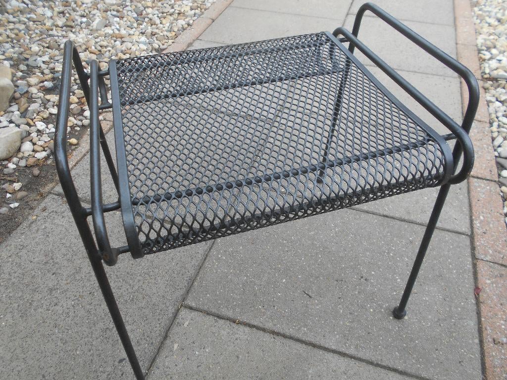 fijne stevige strekmetalen voetenbankje Royal Garden, Tuin en Terras, Tuinstoelen, Ophalen, Zo goed als nieuw, Kunststof