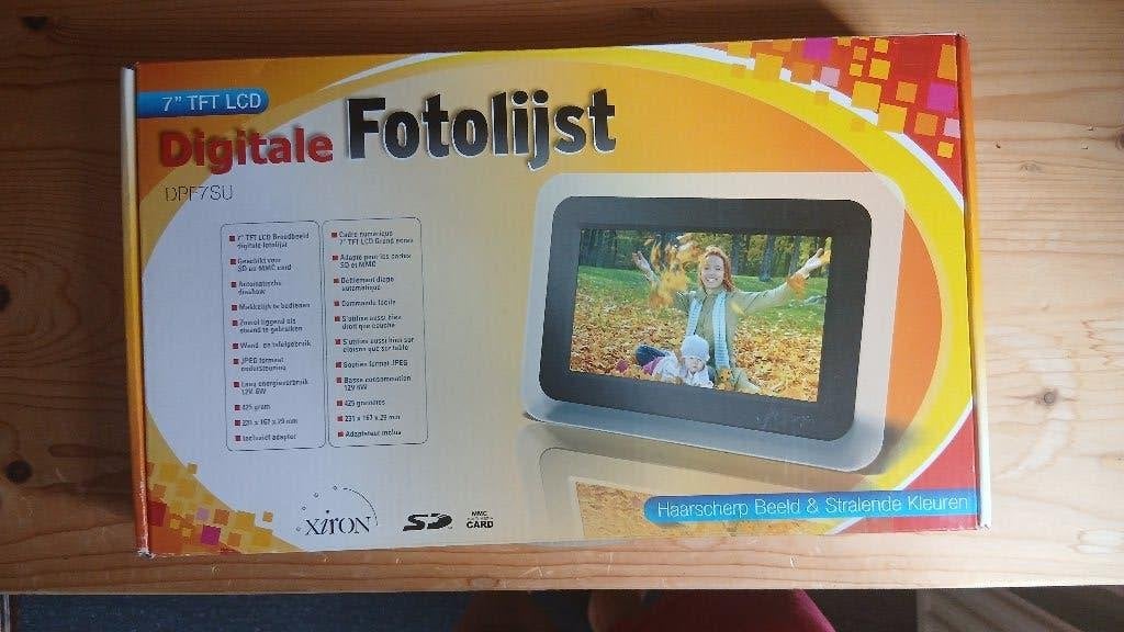 Digitale fotolijst, Audio, Tv en Foto, Ophalen of Verzenden, Zo goed als nieuw, Xiron