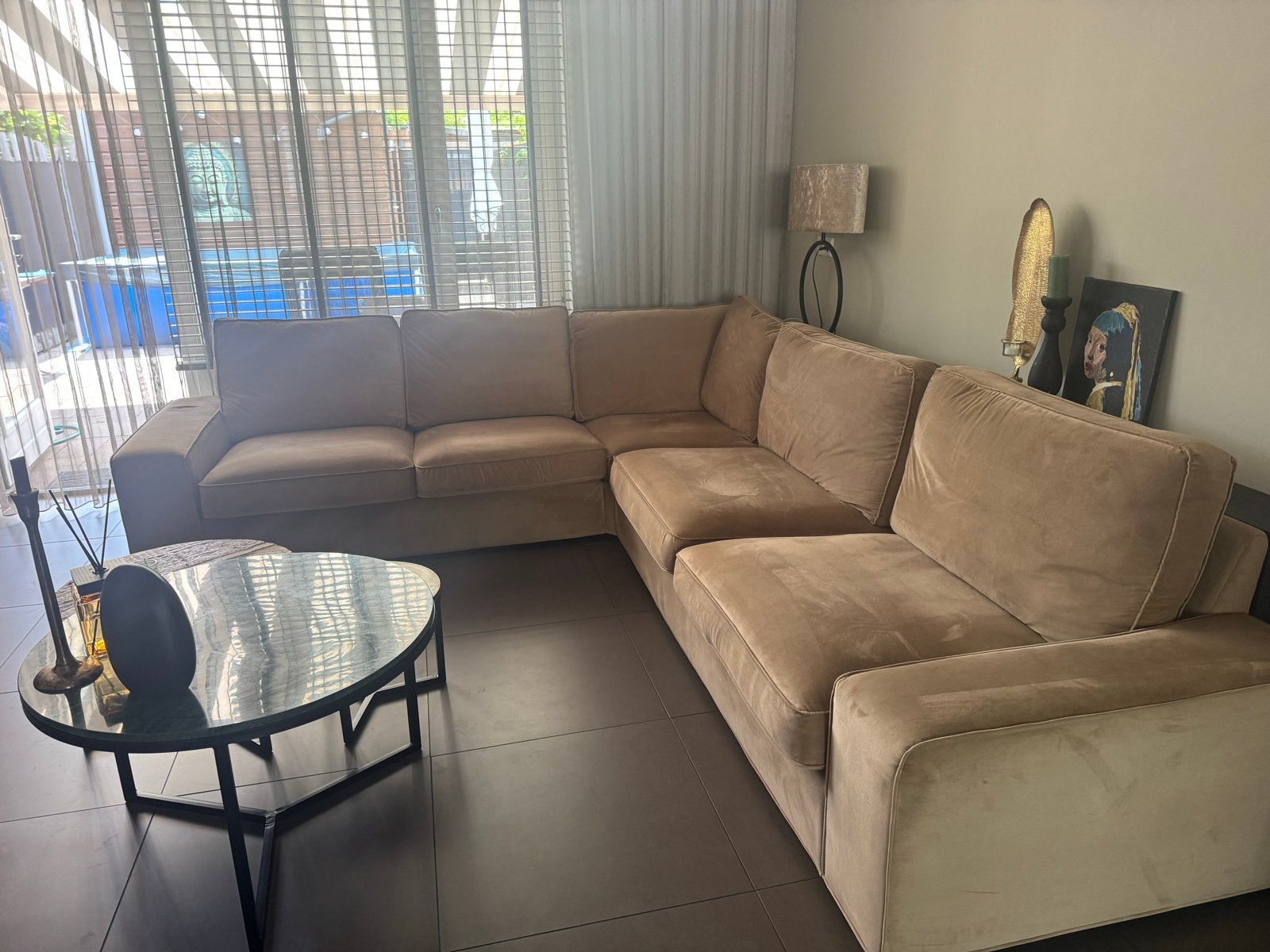 Ikea kivik Hoekbank met hoezen van norsemaison, Ophalen, Gebruikt, 100 tot 125 cm, Hoekbank