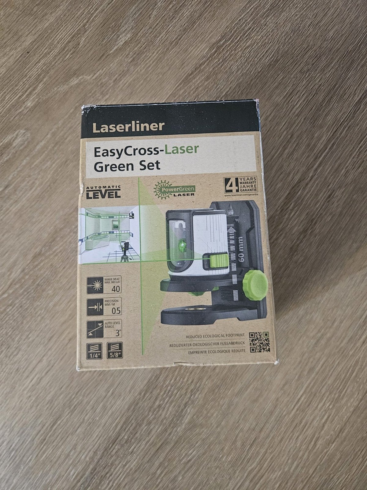 Laserliner EasyCross-Laser Green Set, Ophalen of Verzenden, Nieuw