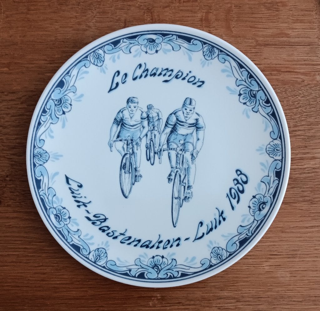 Luik Bastenaken Luik 1988 - Regina Delfts Blauw bordje, Ophalen of Verzenden