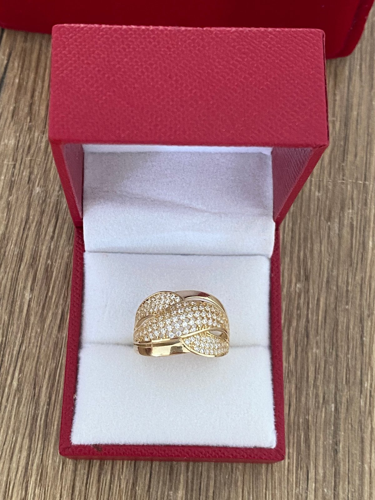 Prachtige 14 karaat gouden dames ring 585 goud, Nieuw, Ophalen of Verzenden, Met edelsteen, Dame