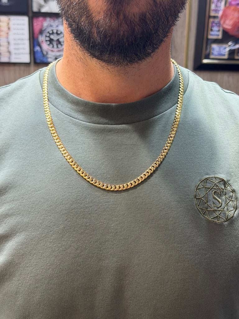 14KT Goud - 52 Gram - Ketting - CUBAN - Herenketting, Ophalen, Nieuw, Goud
