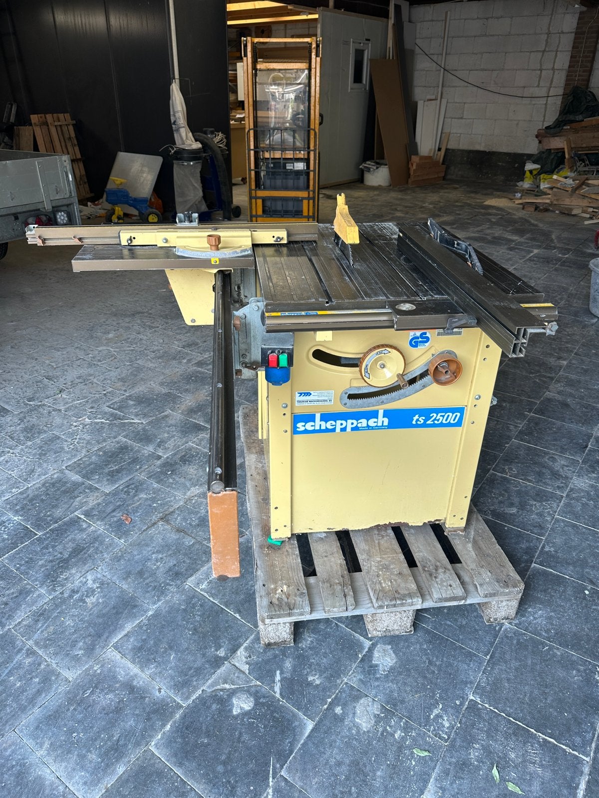 Scheppach ts2500 zaagtafel