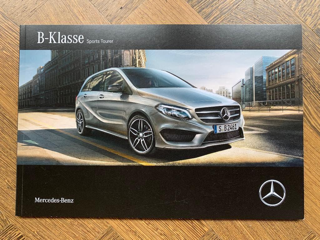 Brochure folder Mercedes-Benz B-klasse W246 2017, Nieuw, Mercedes-Benz, Mercedes, Ophalen of Verzenden
