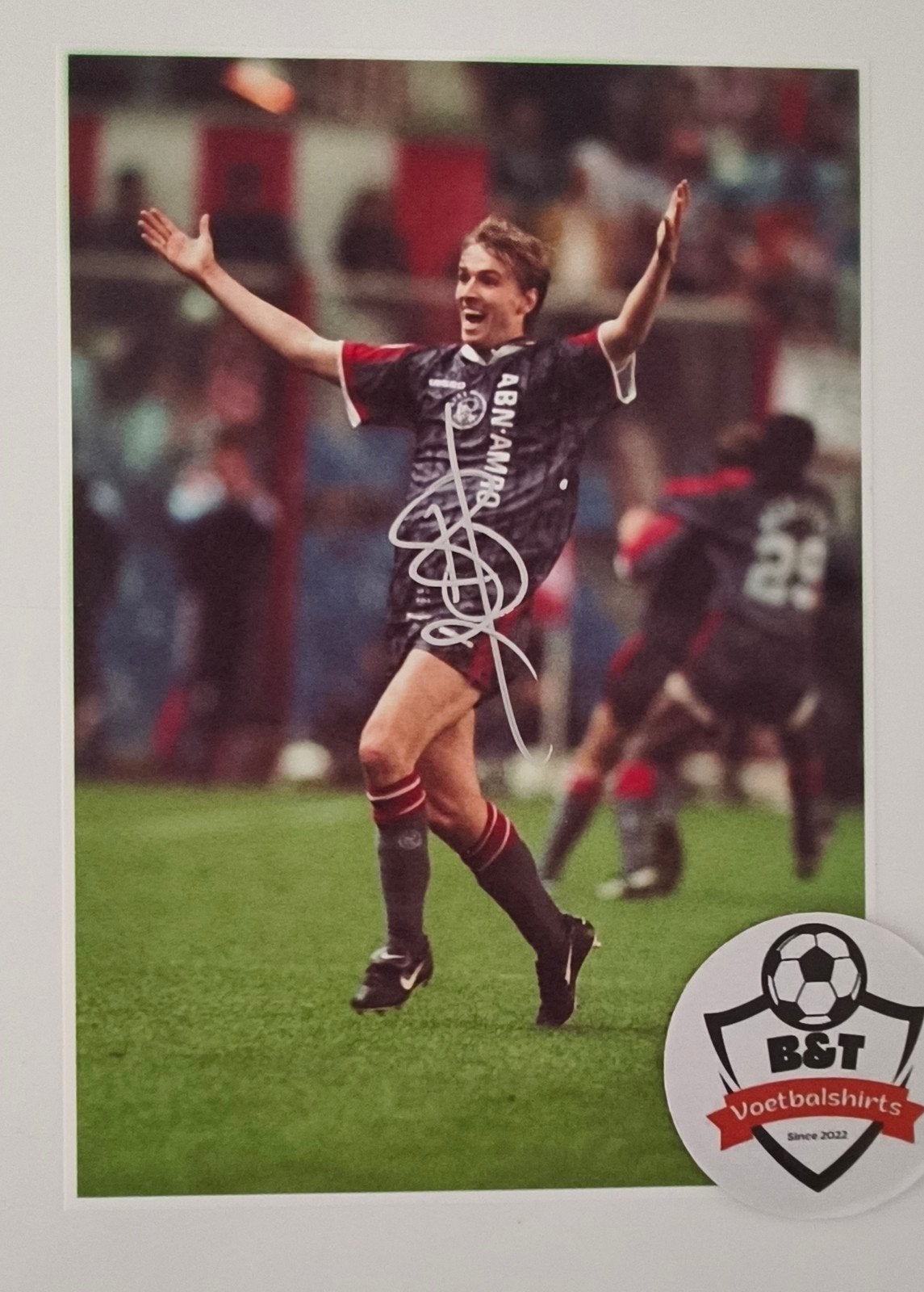 Gesigneerde foto Richard Witschge - Ajax -, Gebruikt, Verzenden, Onbekend, Onbekend