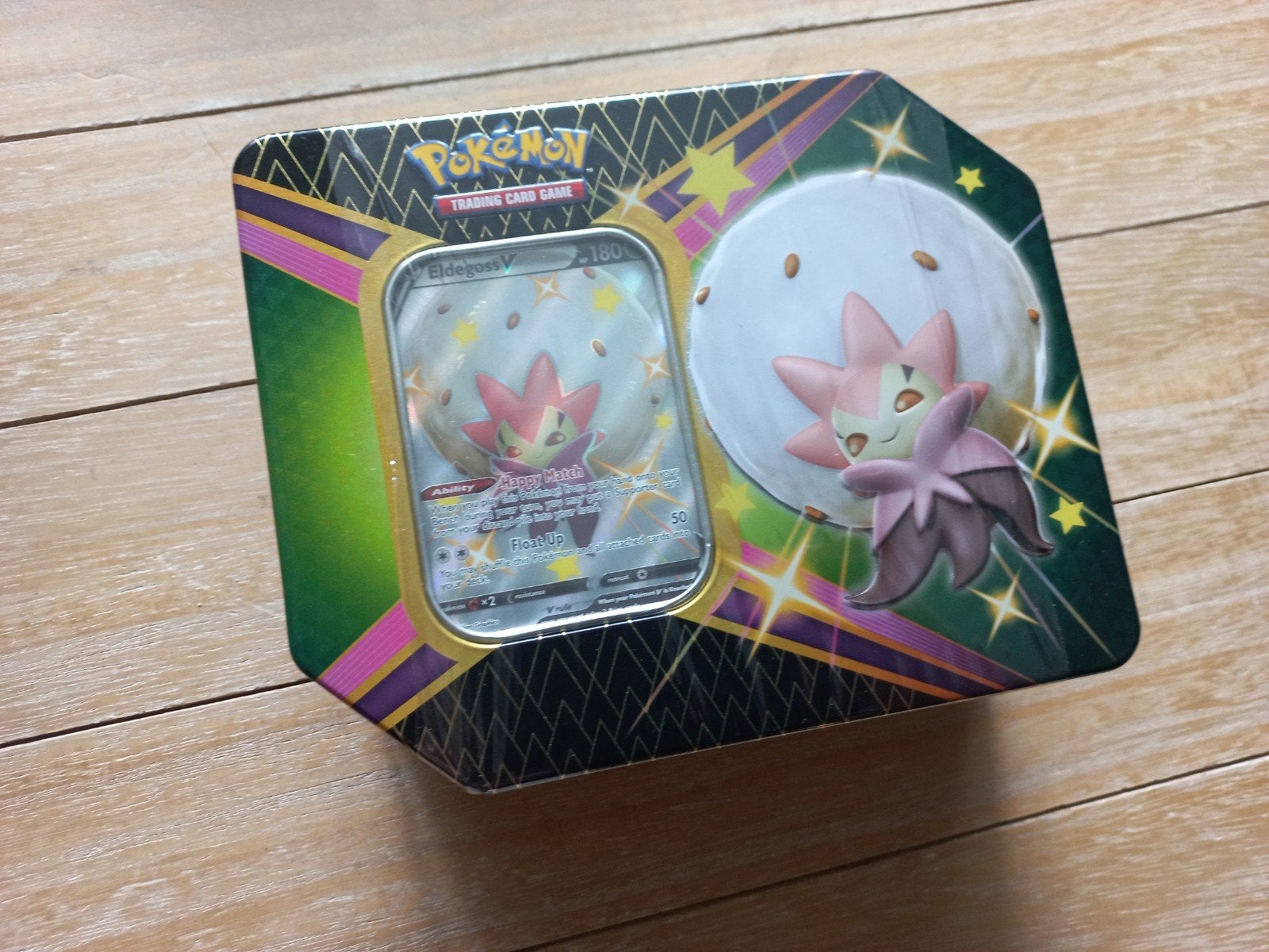 Pokemon shining fates tin, Ophalen of Verzenden, Nieuw, Boosterbox, Foil
