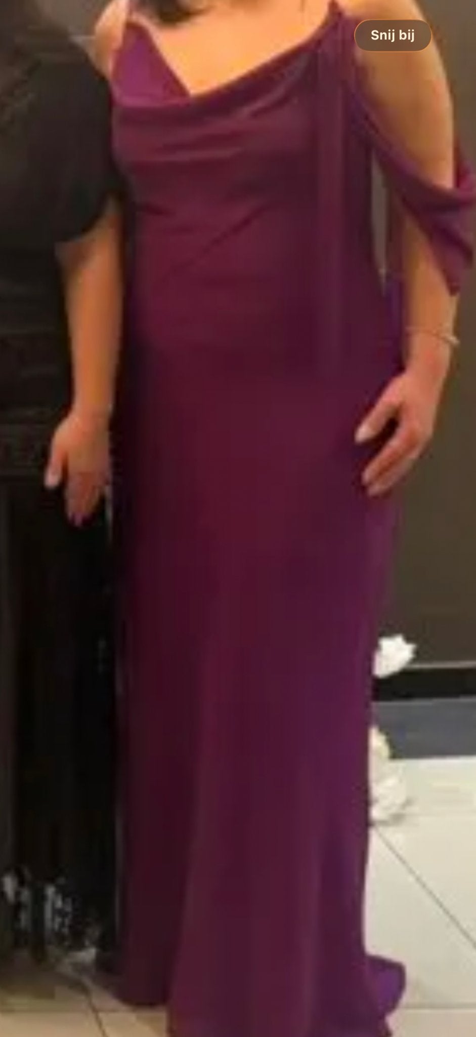 Elegante paarse Mango jurk - Perfect voor speciale gelegenhe, Kleding | Dames, Paars, Maat 42/44 (L), Ophalen of Verzenden, Zo goed als nieuw