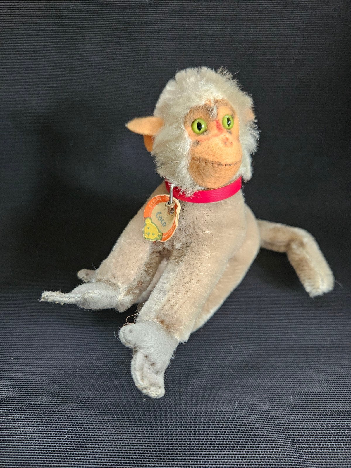 Vintage Steiff Coco Aap Knuffel - Zeldzaam en Charmant, Ophalen of Verzenden, Gebruikt
