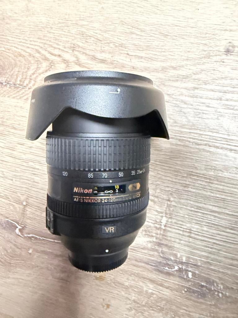 Nikon AF-S NIKKOR 24-120mm f/4G ED VR Lens, Ophalen, Zo goed als nieuw, Standaardlens, Zoom