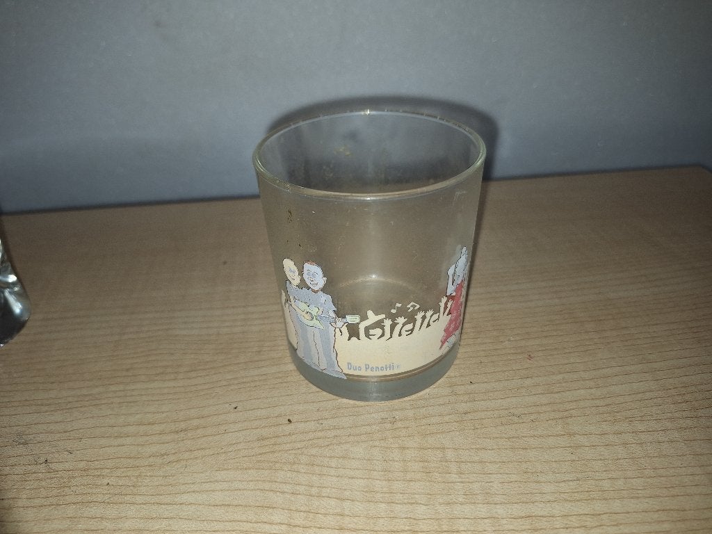 glas duo penotti, Glas of Glazen, Gebruikt, Ophalen of Verzenden, Glas