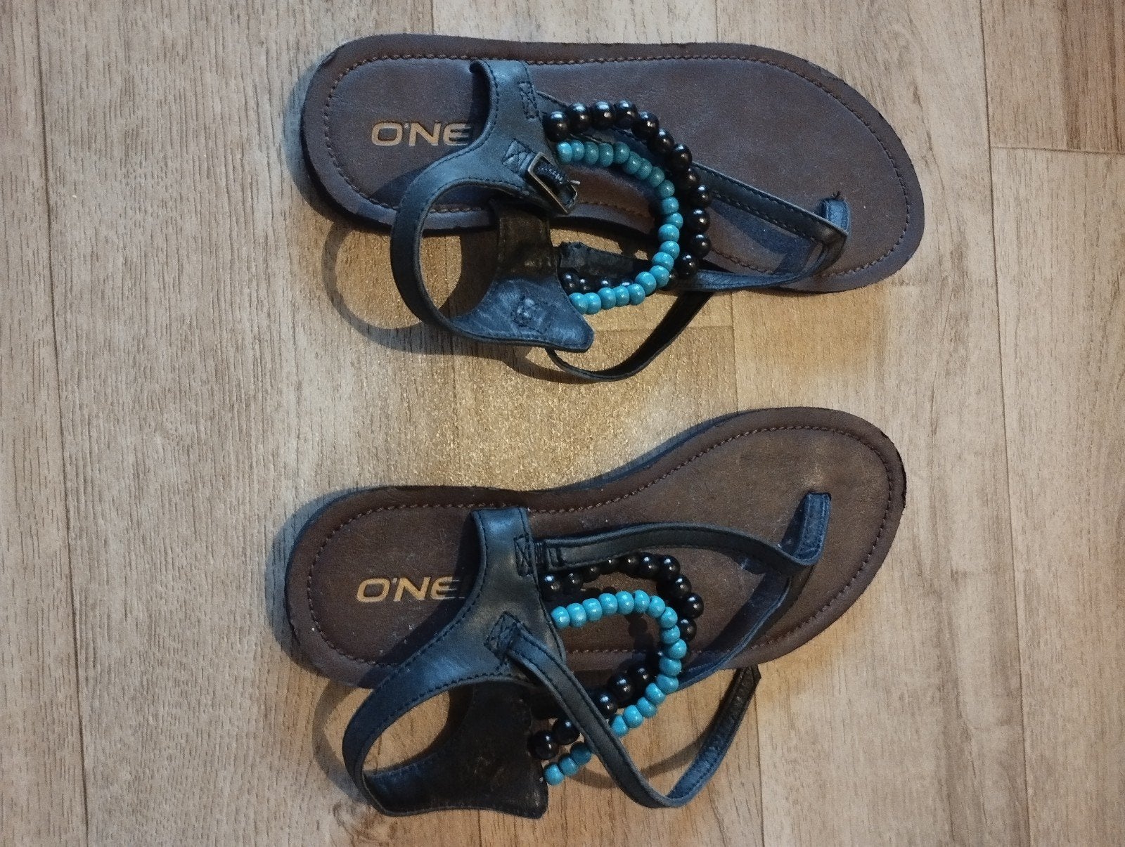 Slippers met kralen, Ophalen, Bruin, O'Neill, Gedragen