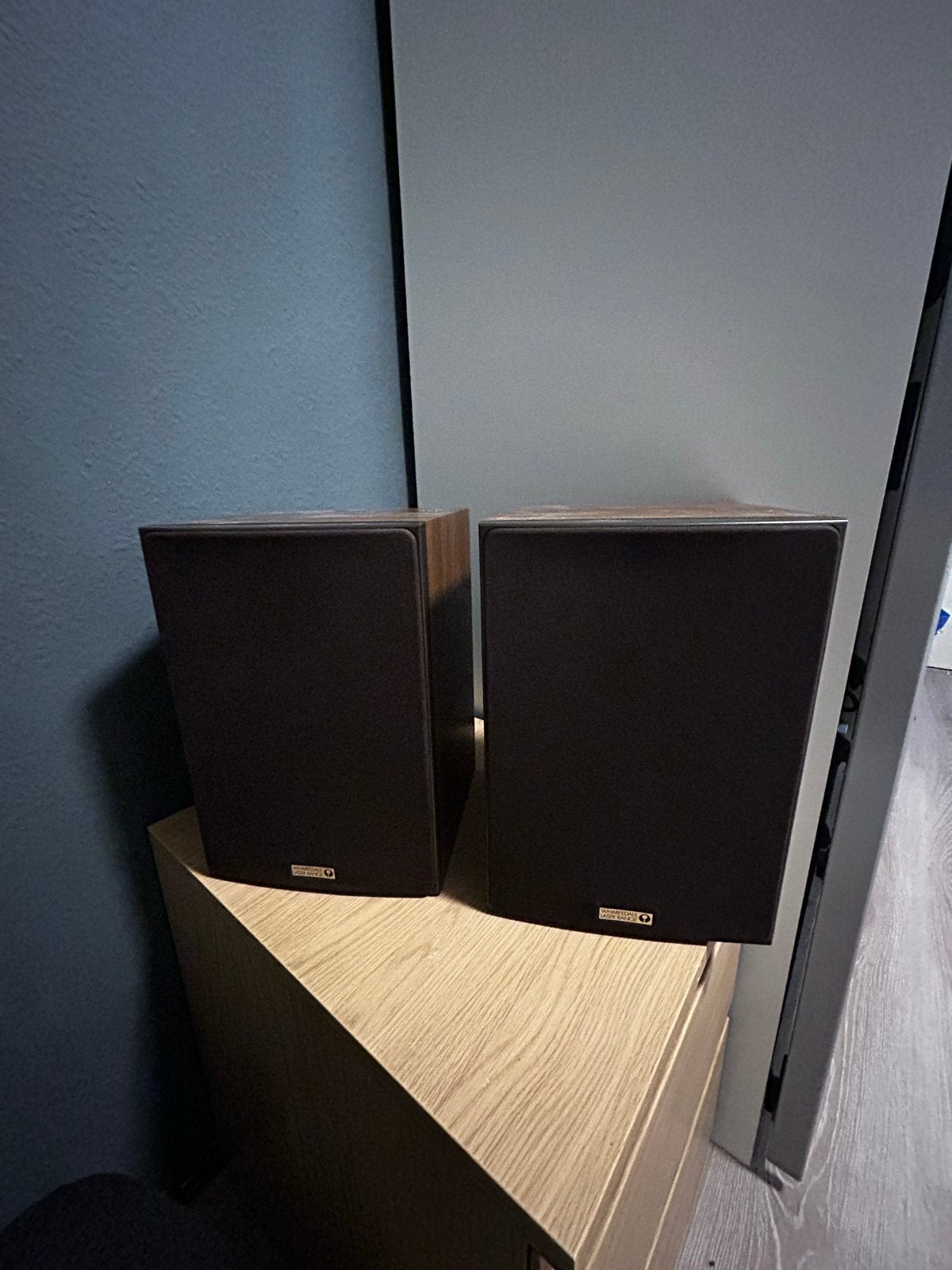 Wharfedale Laser 30 Boekenplank Luidsprekers - Vintage Gelui, Gebruikt, Wharfedale, Ophalen of Verzenden, Minder dan 60 watt