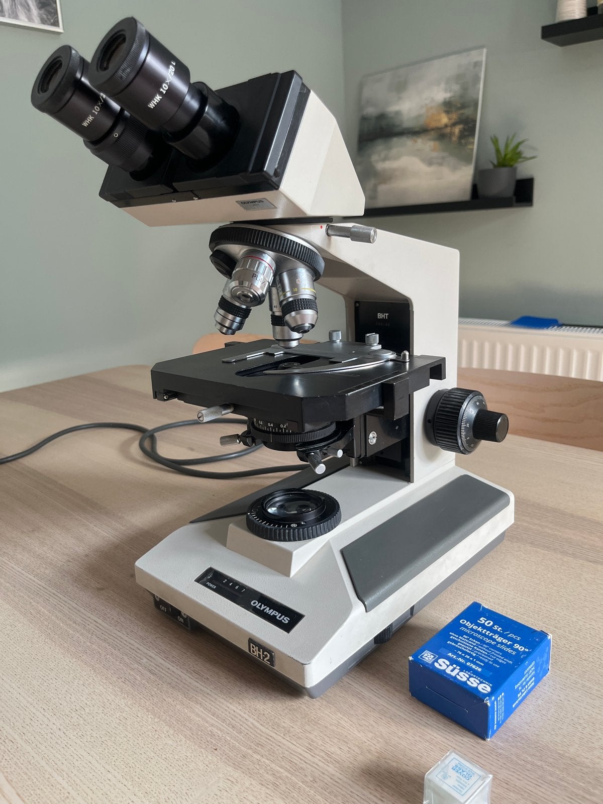 Olympus BH2 microscoop, Ophalen, Zo goed als nieuw, 1000x of meer, Biologische microscoop
