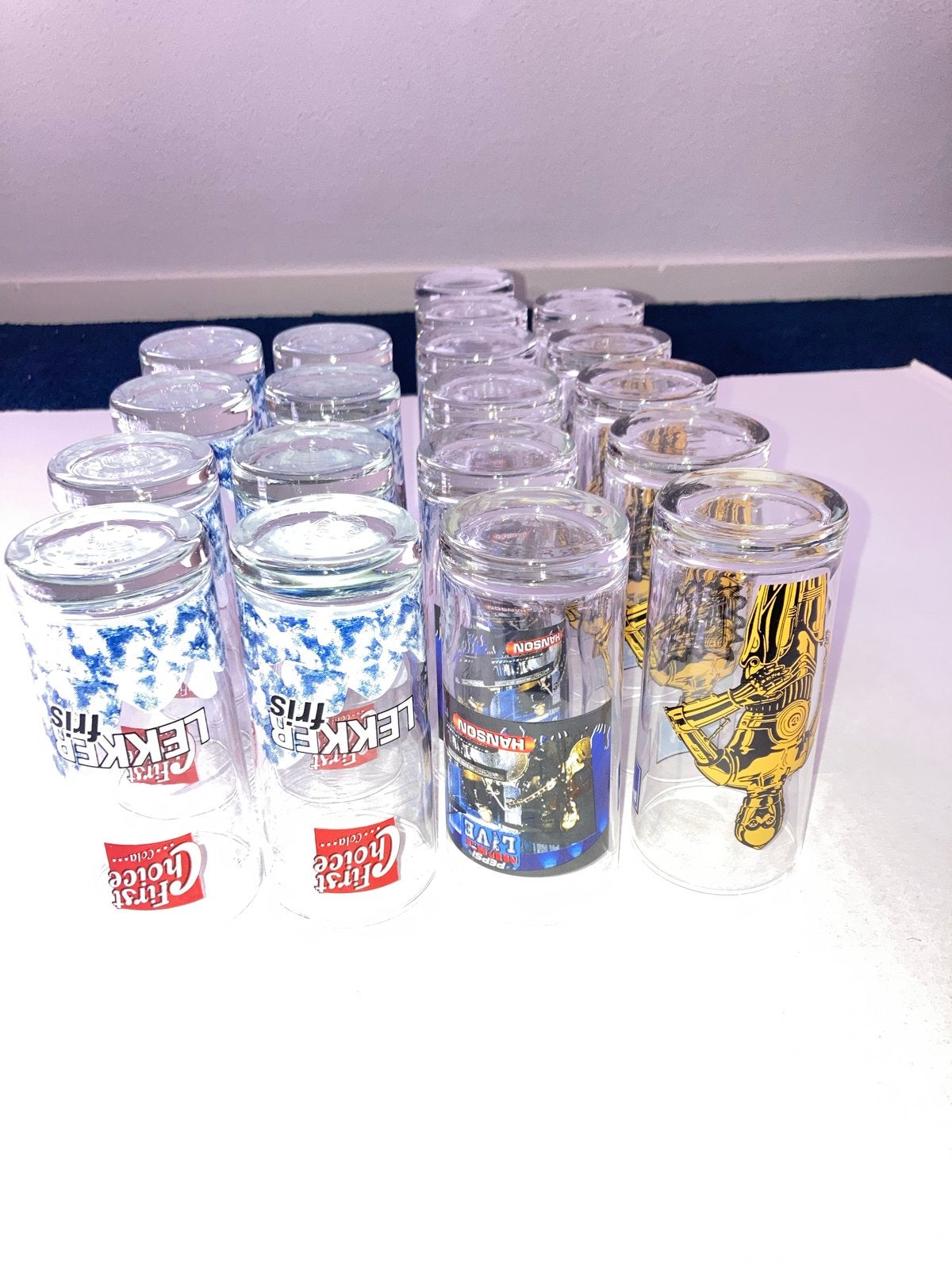 19 Longdrink Glazen - Diverse Ontwerpen, Verzamelen, Ophalen of Verzenden, Gebruikt, Overige typen