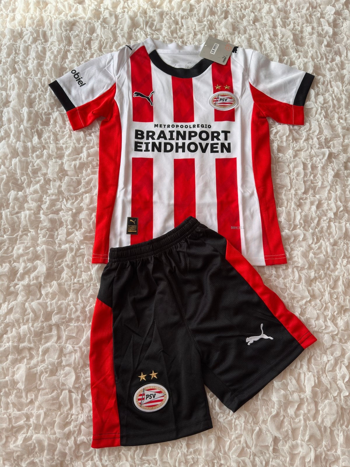 PSV Voetbaltenue Thuis Maat 110 Nieuw, Maat XS of kleiner, Verzenden, Nieuw, Set