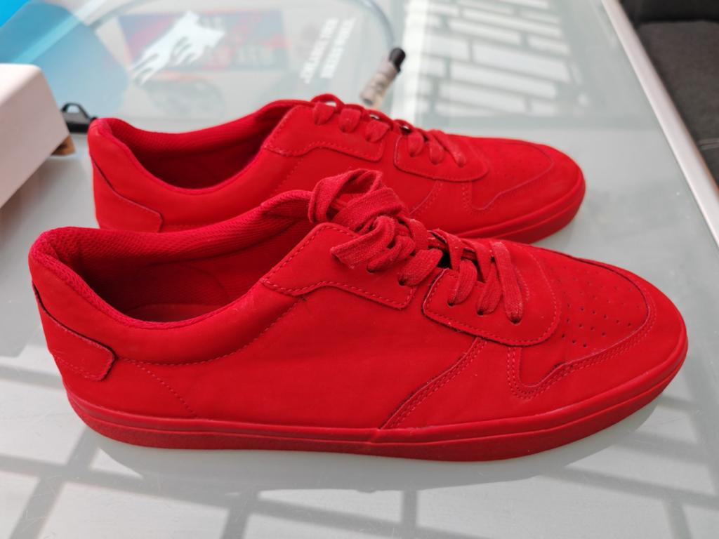 Bershka rode sneakers, maat 43, Overige kleuren, Ophalen of Verzenden, Sneakers of Gympen, Bershka