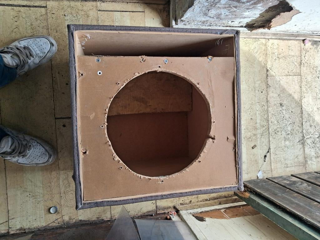 Lege subwoofer behuizing 12 inch, Ophalen of Verzenden, Gebruikt