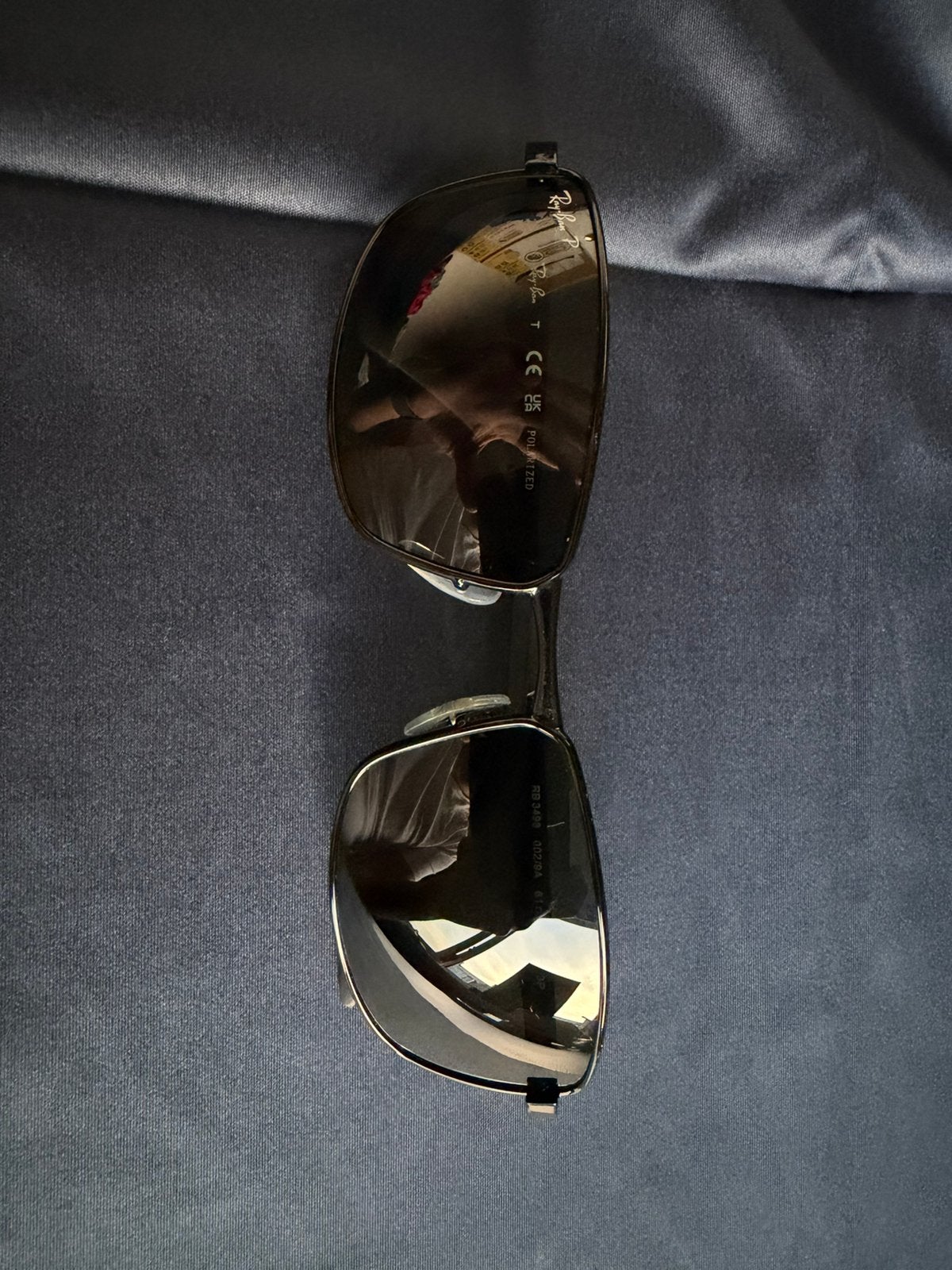 RayBan RB3498 gepolariseerd kleur 002/9A maat 61, Zonnebril, Zwart, Ophalen of Verzenden, Zo goed als nieuw