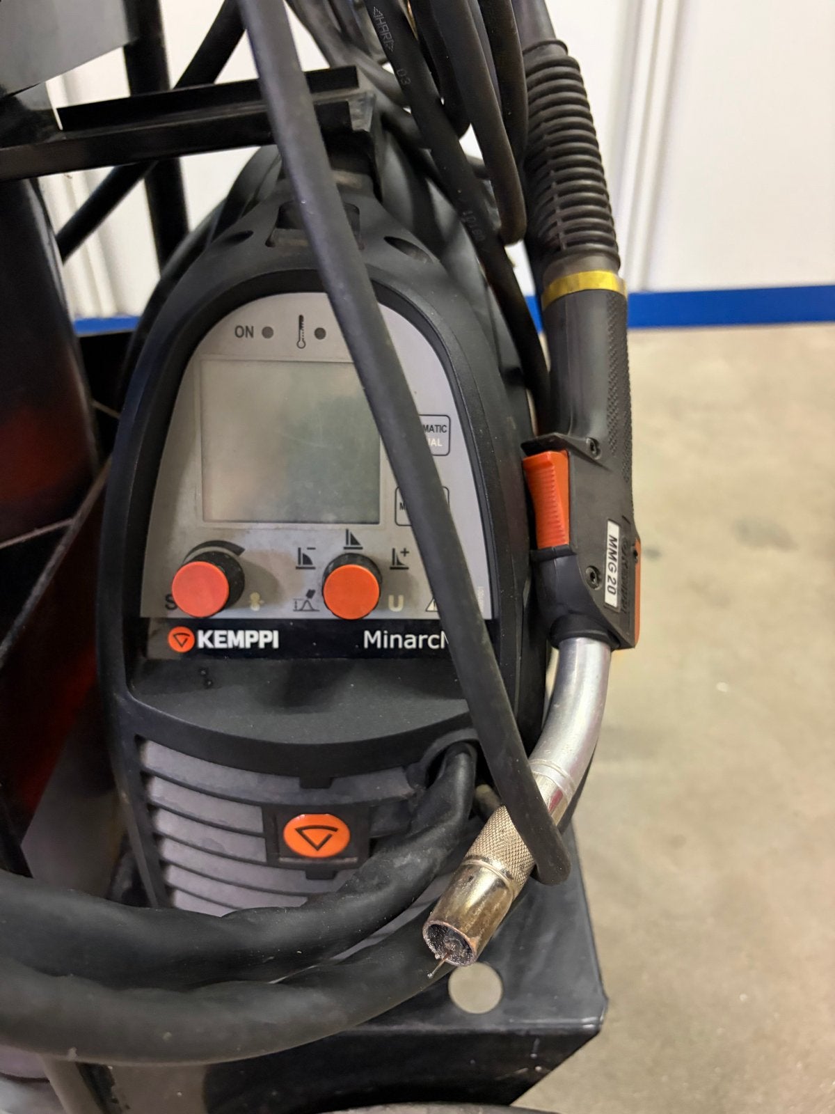 Kemppi MinarcMig Adaptive 180 Lasapparaat met Gasfles, Ophalen, 150 tot 250 ampère, Co2