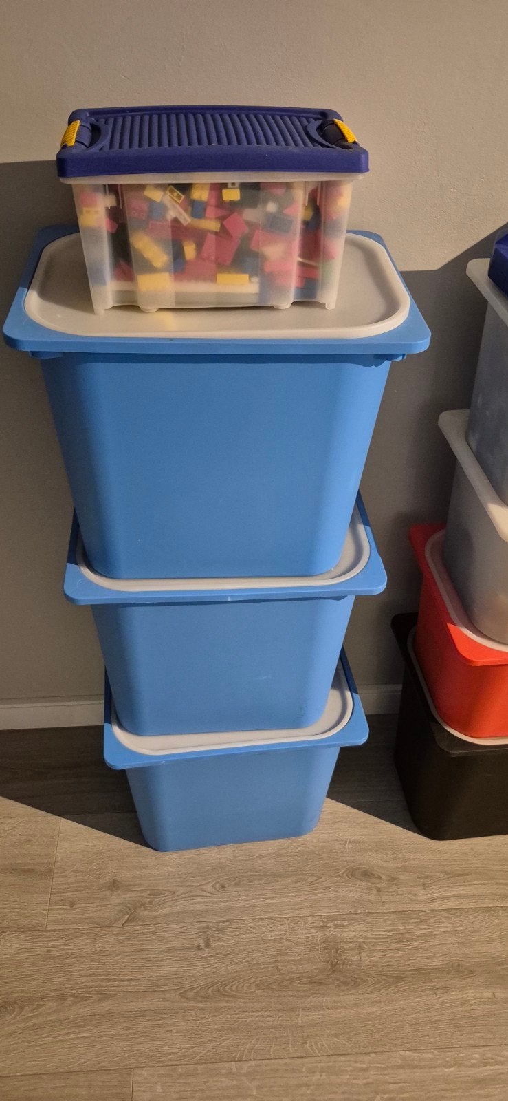 Grote partij LEGO met wat handleidingen, Kinderen en Baby's, Speelgoed | Duplo en Lego, Ophalen, Gebruikt, Lego, Losse stenen