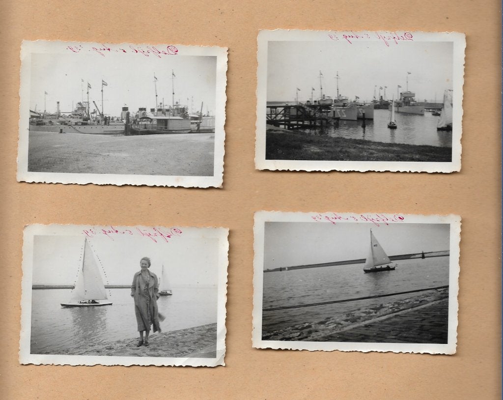 4 foto's Delfzijl   5 augustus  1939, Verzenden, 1920 tot 1940, Zuid-Holland