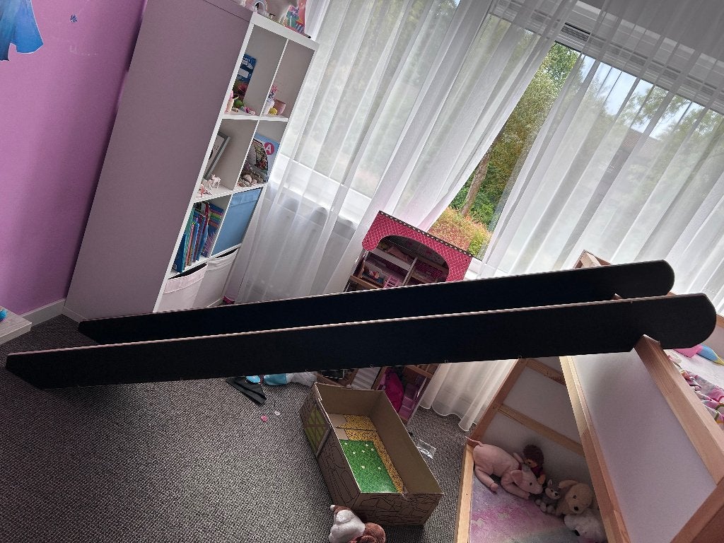 Glijbaan voor KURA IKEA bed, Ophalen, Eenpersoons, Zwart, Zo goed als nieuw