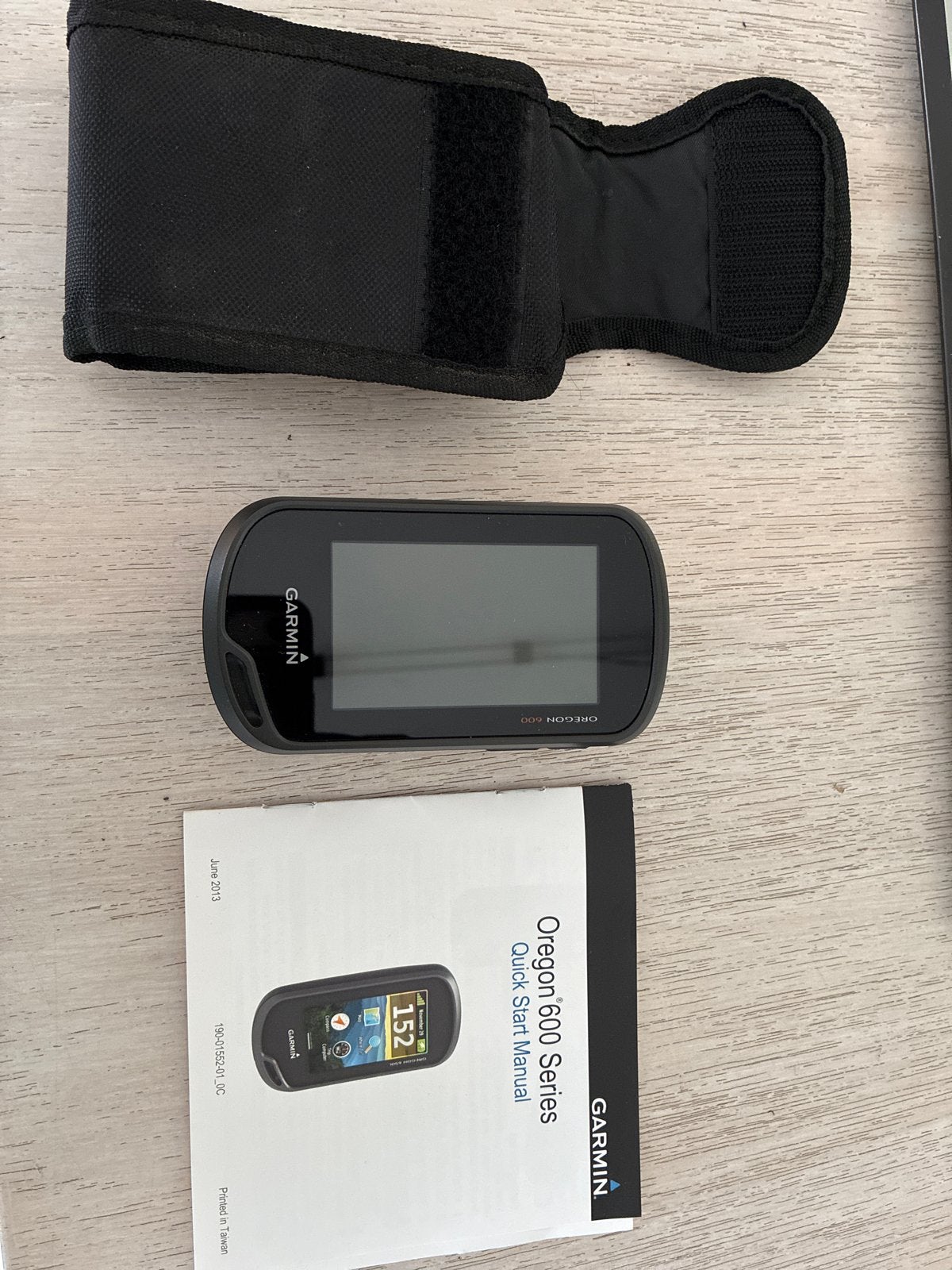 Garmin Oregon 600 Series GPS met hoesje en handleiding, Ophalen, Gebruikt