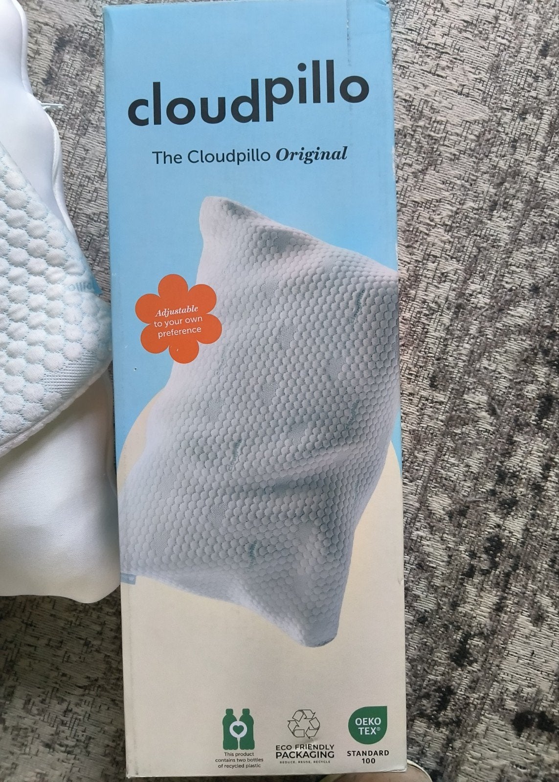 Cloudpillo Hoofdkussen - Verstelbaar en Ergonomisch, Overige merken, Wit, Hoofdkussen, Ophalen of Verzenden